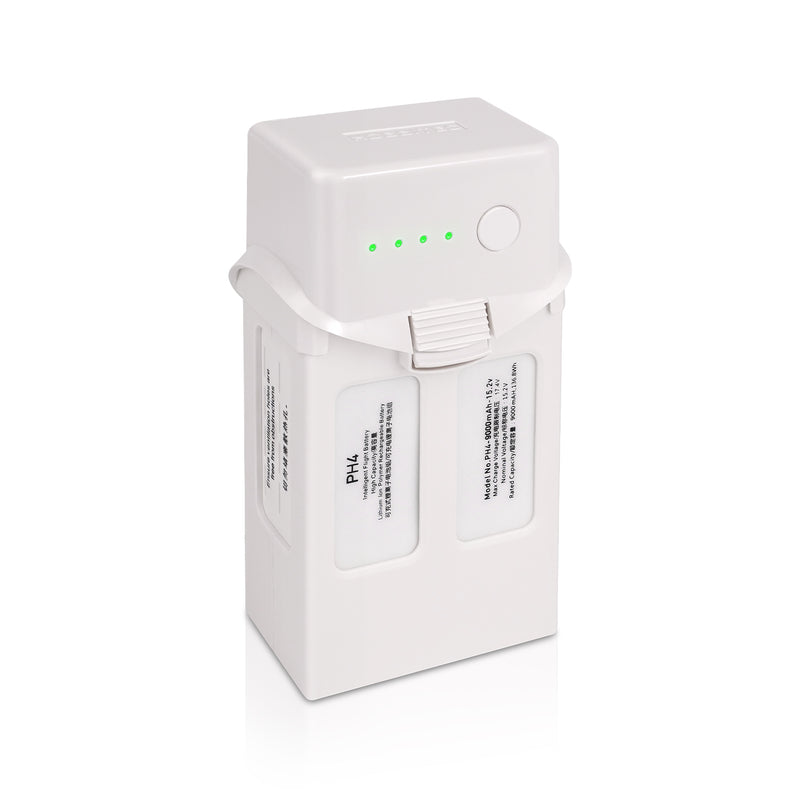 Load image into Gallery viewer, Phantom 4 Intelligent Flight Battery 15.2V 9000mAh High Capacity Replacement Battery Compatible with DJI Phantom 4/4 Pro/4 Pro V2.0/4 Pro Plus/4 Advanced/4 RTK Drone, Up to 45Mins Flight Time
