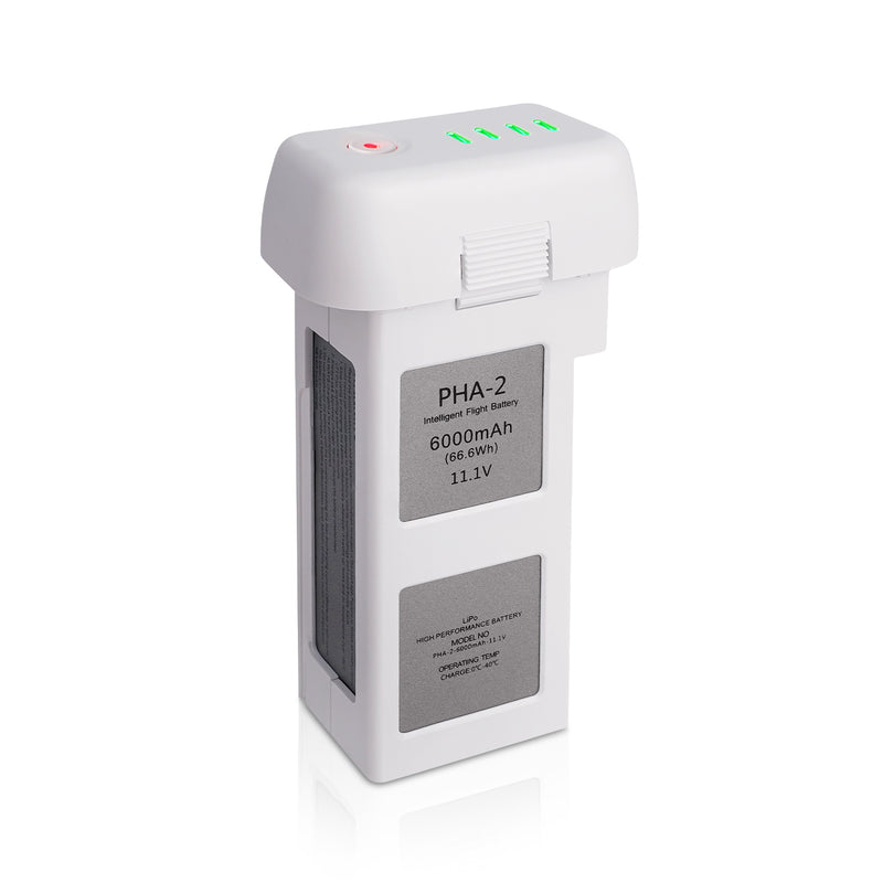 Load image into Gallery viewer, Phantom 2 Intelligent Flight Battery 11.1V 6000mAh High Capacity Replacement Battery Compatible with DJI Phantom 2 / Phantom 2 Vision /Vision + Drone, Up to 30Mins Max Flight Time
