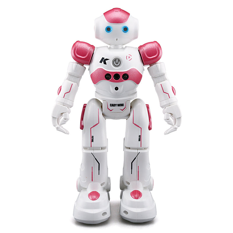 Load image into Gallery viewer, JJRC R2 Programmable RC Robot for Kids, Gesture Control Intelligent Robot Toy with Singing, Dancing &amp; Obstacle Avoidance – Blue/Pink
