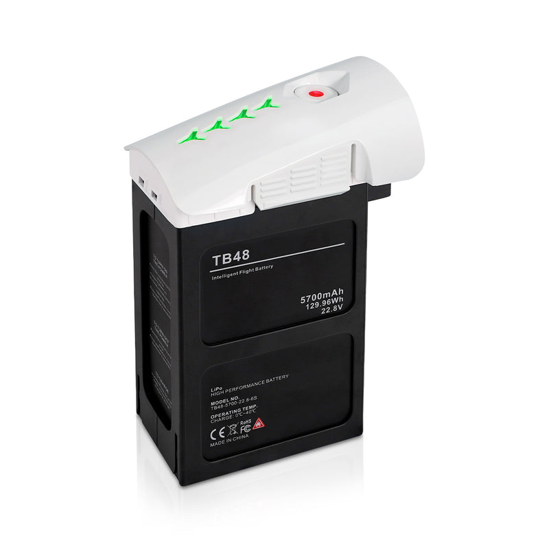 Load image into Gallery viewer, Inspire TB48 Intelligent Flight Battery 22.8V 5700mAh High Capacity Replacement Battery Compatible with DJI Inspire 1 / 1 V2.0 /1 Pro /1 Raw, Up to 22Mins Max Flight Time
