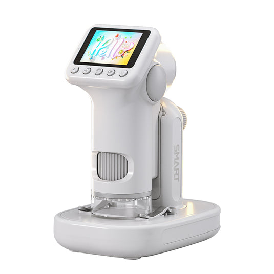 JJRC Children’s HD Digital Microscope - Dual Mode Handheld & Desktop Science Experiment Kit, 1080P Photo/Video, Adjustable Focus & Zoom, Educational STEM Toy for Boys & Girls