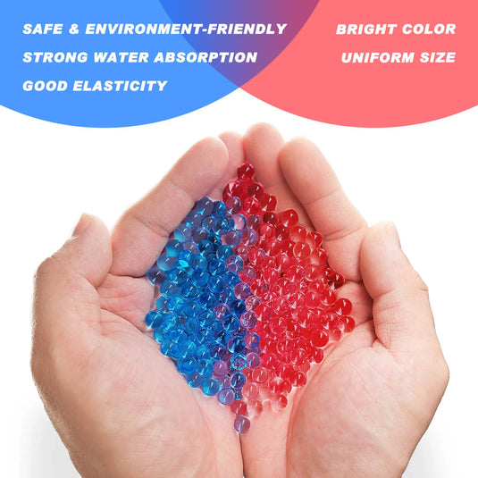 SKD Blaster 7-8mm Average Soft Bullets Beads Compatible Refill Ammo Truck Electric Water Bomb Gun Accessories Blaster Water Gel Ball Gelly Ball