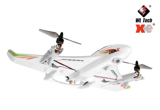 XK X450 VTOL RC Airplane, 2.4G 6CH Remote Control Aircraft，Multirotor flight with 3D/6G Mode, Brushless Motor Vertical Take-Off and Landing Stunt RC Airplane