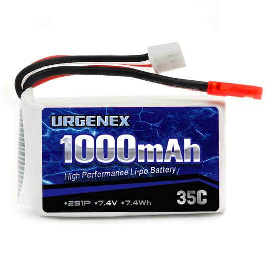 Urgenex 2S Lipo Battery 7.4V Lipo, Rc Lipo Batteries 35C 1600Mah Lipo  Batteries