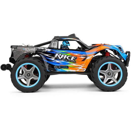 WLtoys 1/10 Scale RC Car 4WD 55KM/H Brushless 4WD 2.4G Remote Control RC Truck Model 104019