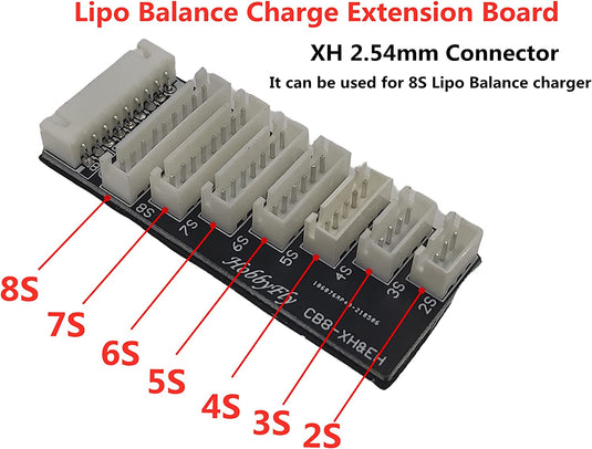 URGENEX 2S-8S Lipo Battery Charger Balance Board