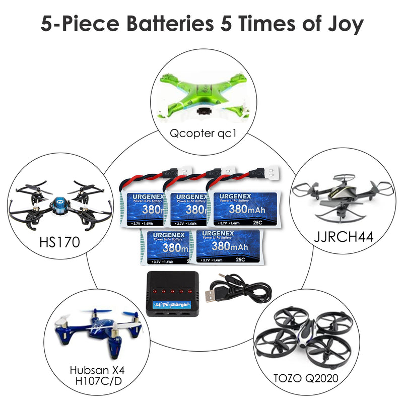 Load image into Gallery viewer, 3.7V 380mAh RC Drone Battery Fit for SYMA RC Drone with Molex Plug
