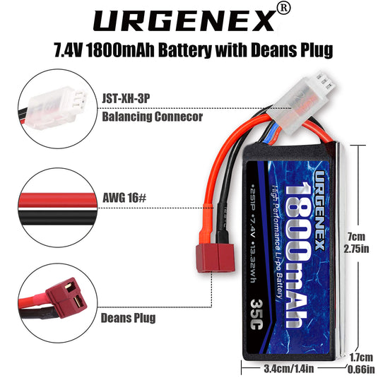 Hosim 2S Lipo Battery Power Adapter and Balance Charger RC Car