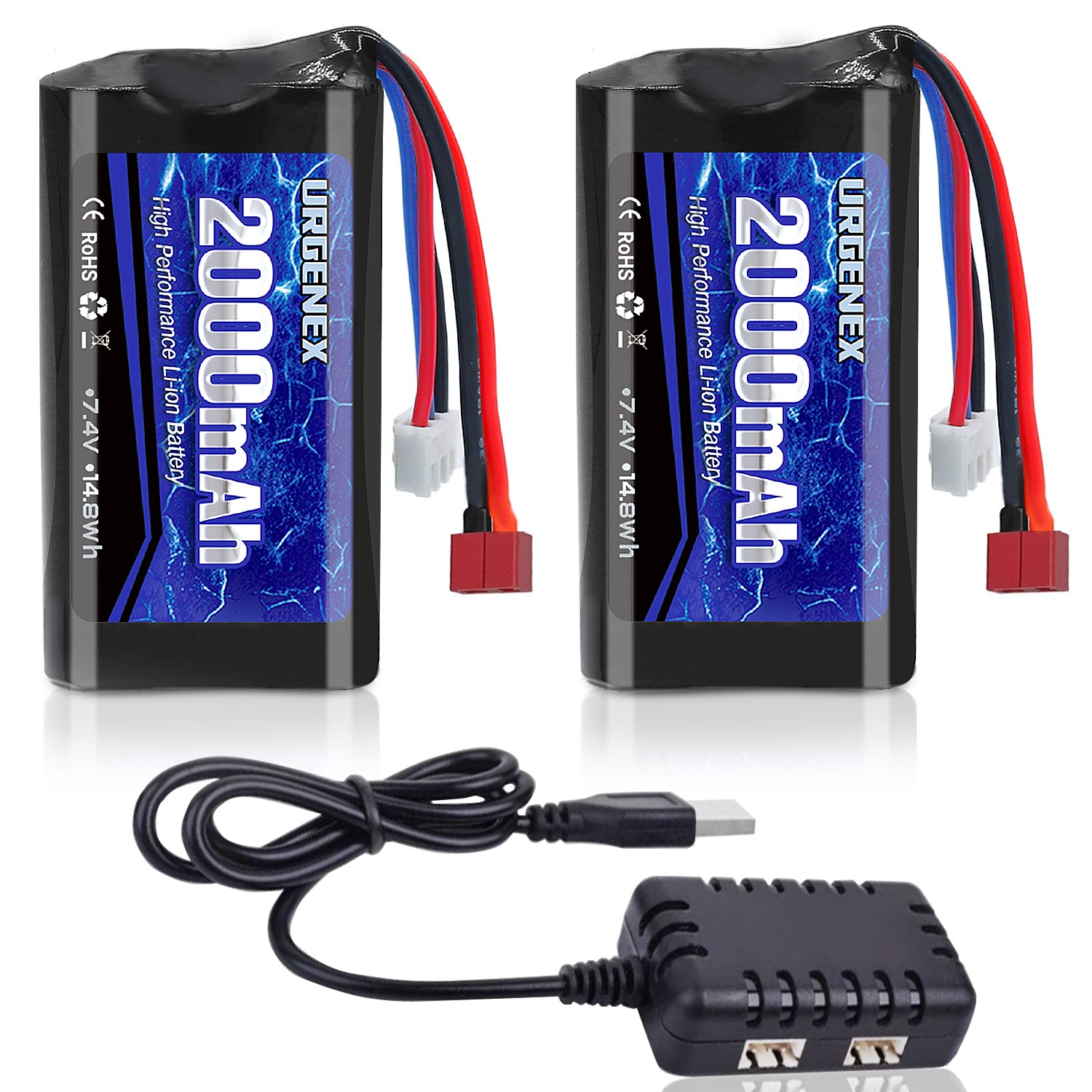 7.4 V Batteria Al Litio 1300 Mah Batteria Ricaricabile 10A 7.4 V Batteria Al Litio 1300 Mah Batteria Ricaricabile 10A