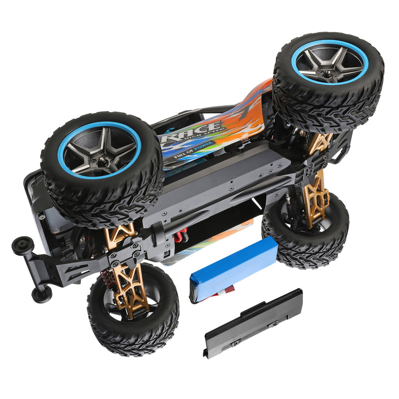 Load image into Gallery viewer, WLtoys 1/10 Scale RC Car 4WD 55KM/H Brushless 4WD 2.4G Remote Control RC Truck Model 104019

